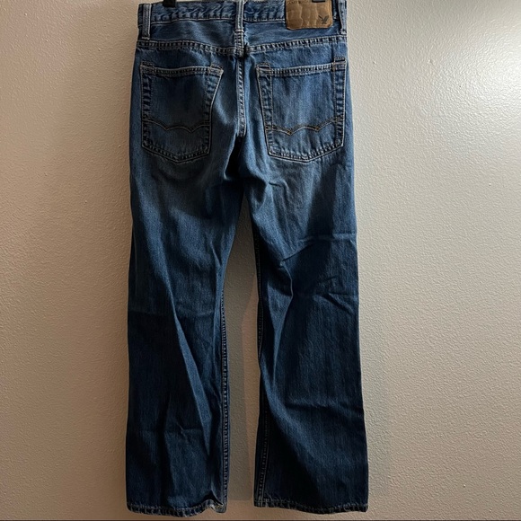 American Eagle- blue jeans w/a little wear(see last photo) - Picture 2 of 4